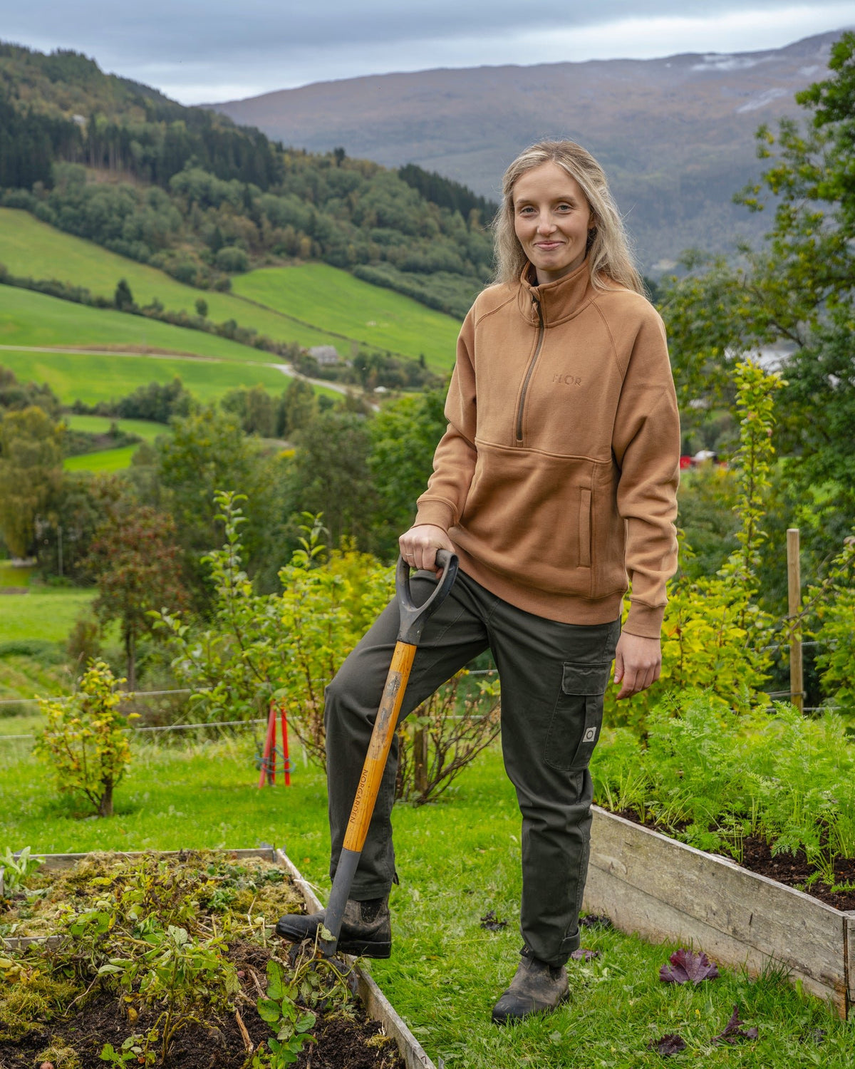 Flor jobbegenser - Genser - Lys brun | Flor - 2