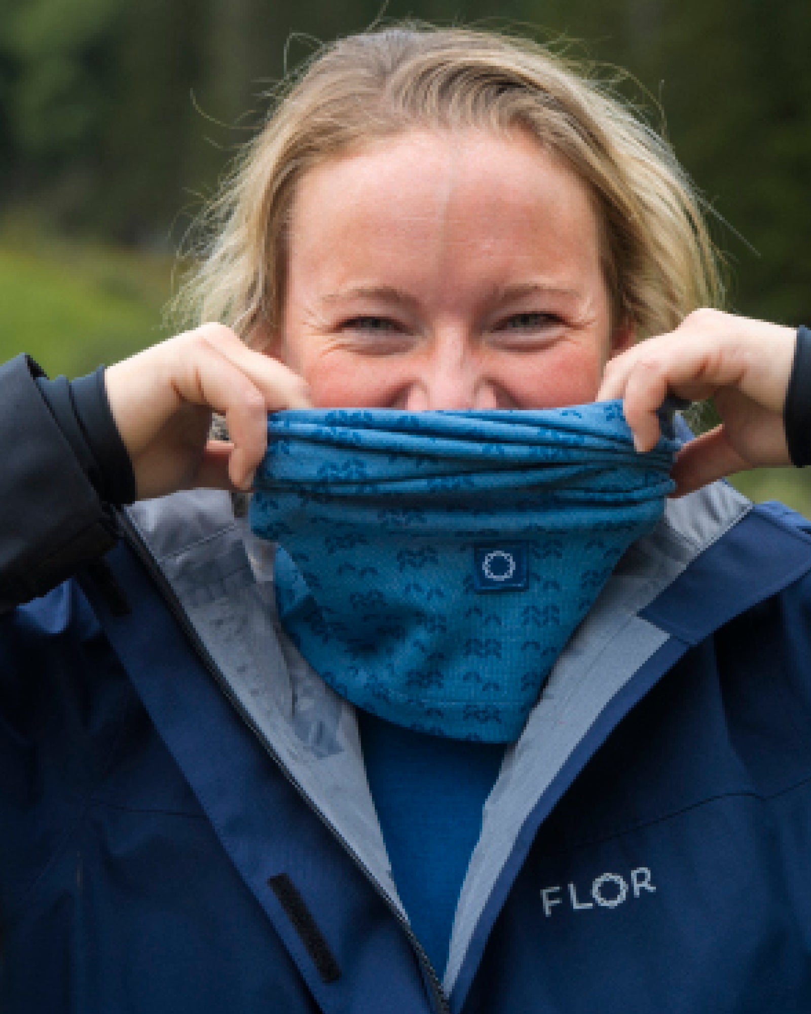 Ullhals - Hals - Blå | Flor - 4