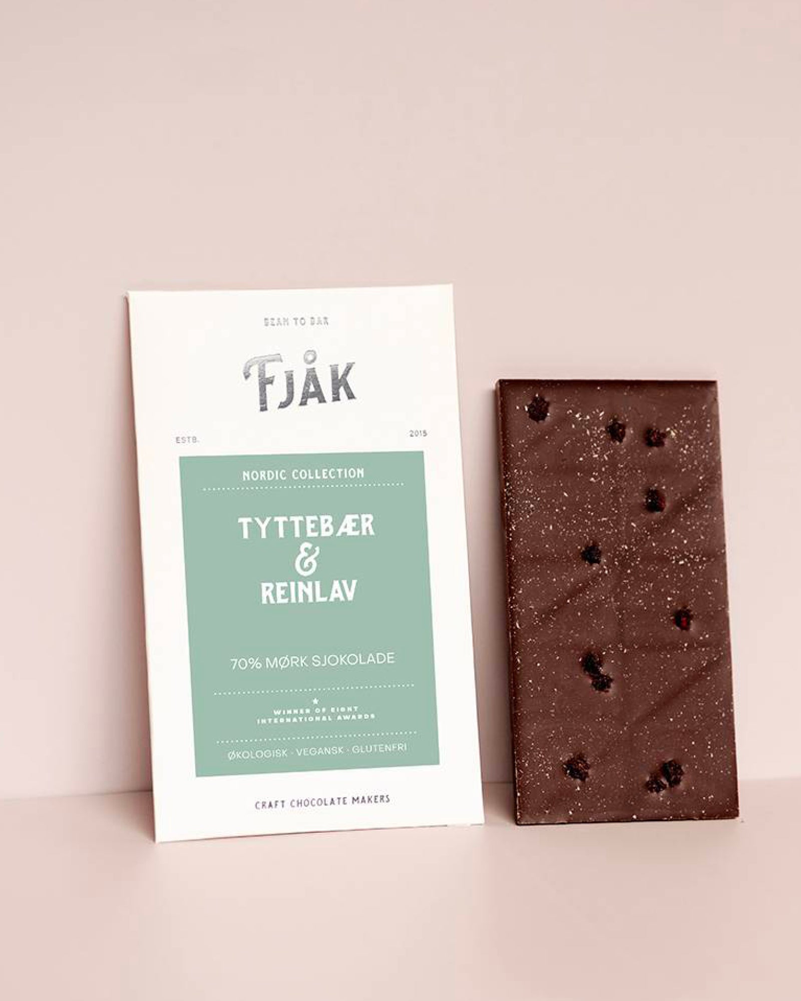 Fjåk sjokolade - Sjokolade - Tyttebær og reinlav | Flor - 2