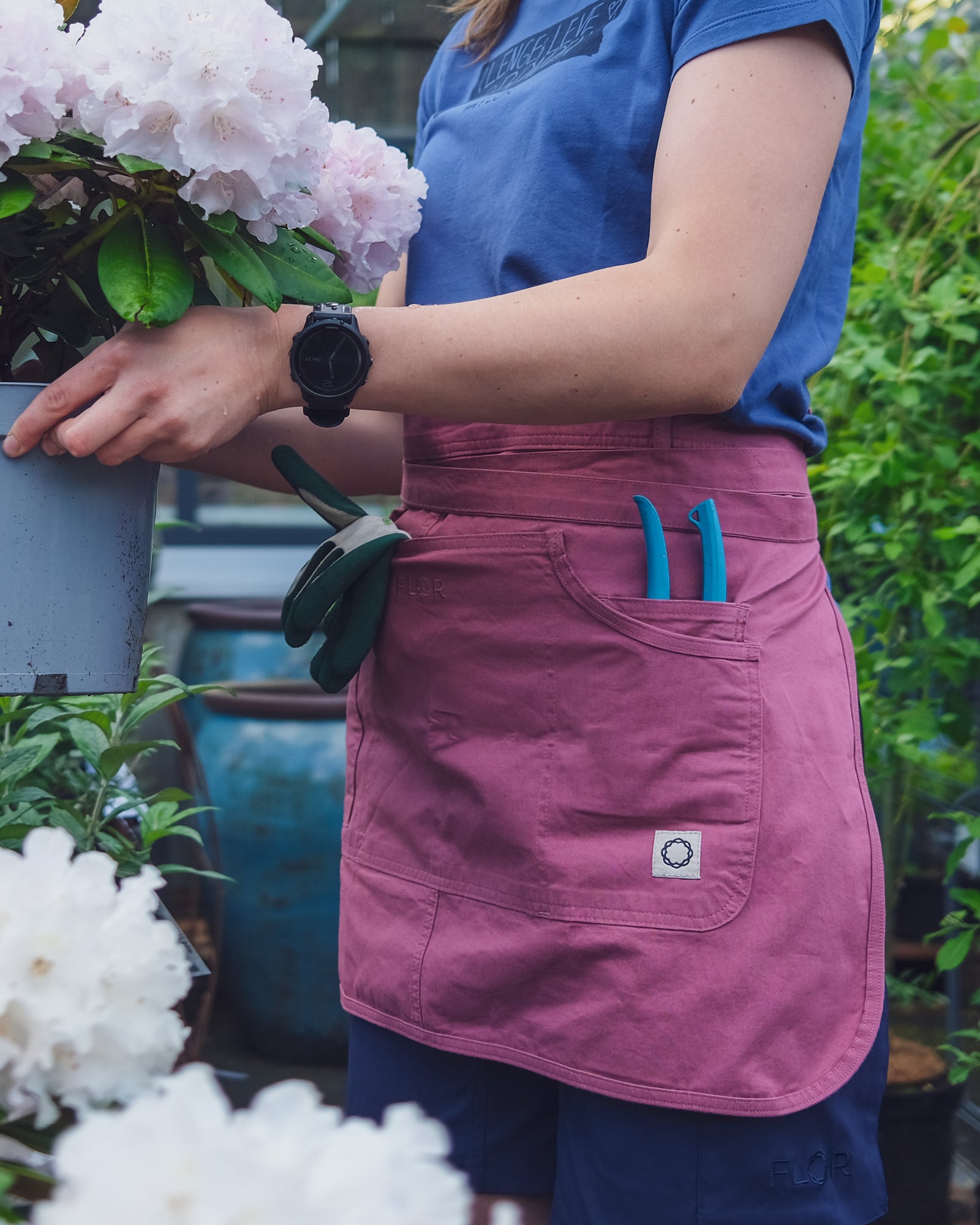 Hage forkle - kort modell - Forkle - Rose | Flor - 2