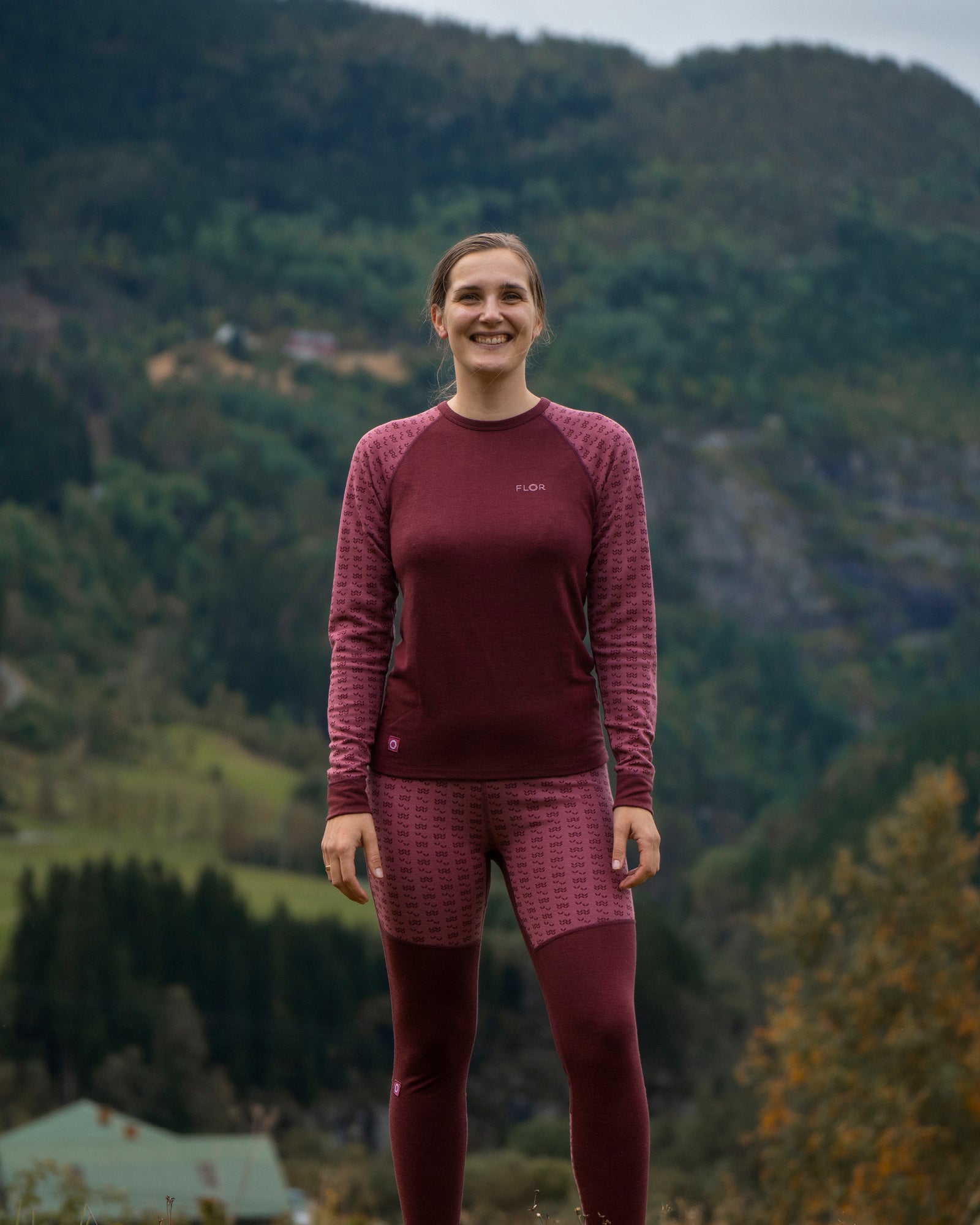 Ulltrøye med rund hals - 100% merinoull - Ulltrøye - Blå | Flor - 6