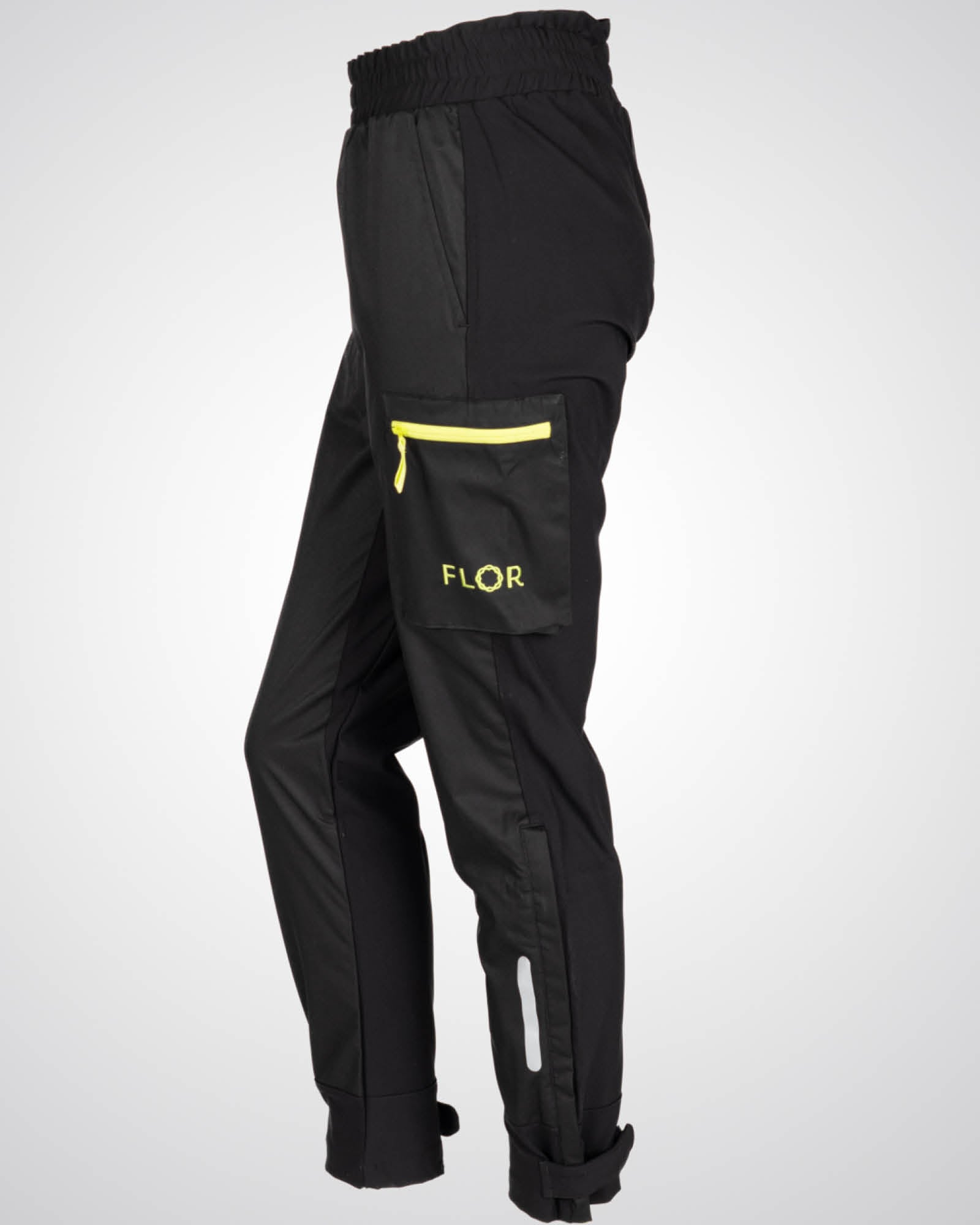 Sjodna arbeidsbukse Outlet - Bukser - Svart / lys grønn | Flor - 2
