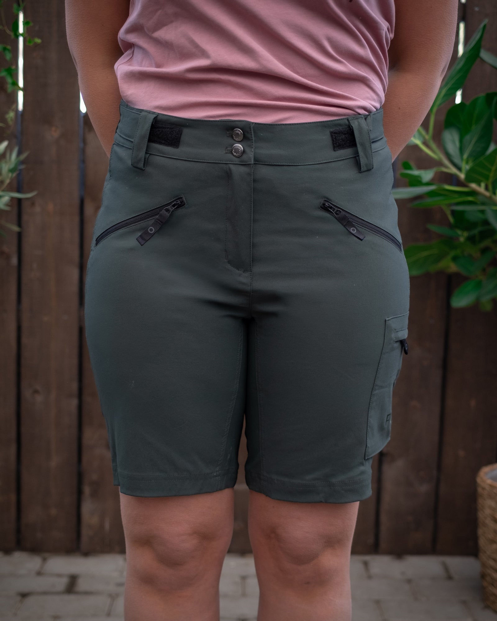 Slåttonn arbeidsshorts - Shorts - Mørk grønn | Flor - 1