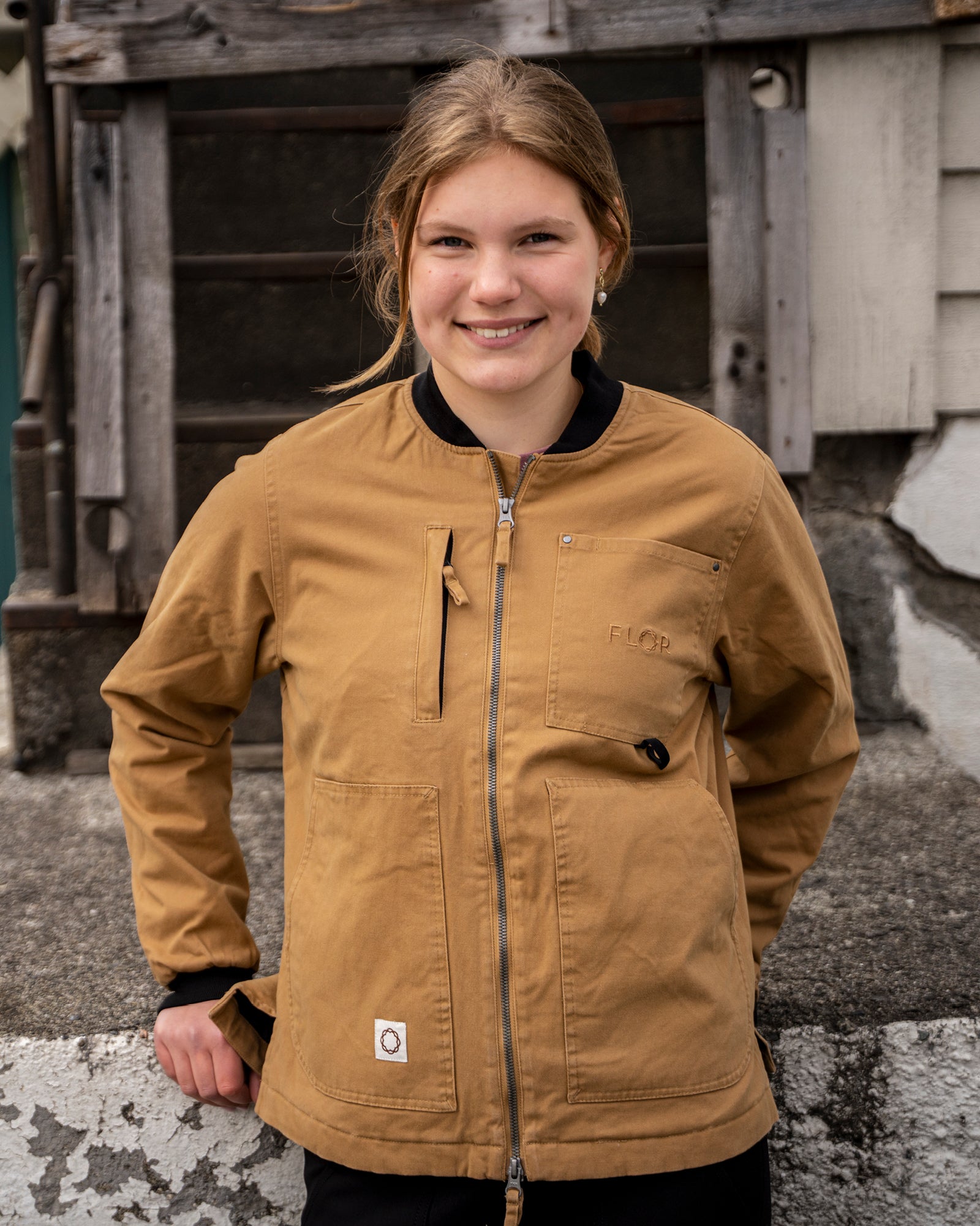 Sørvest bomullsjakke - Jakke - Lys brun | Flor - 1