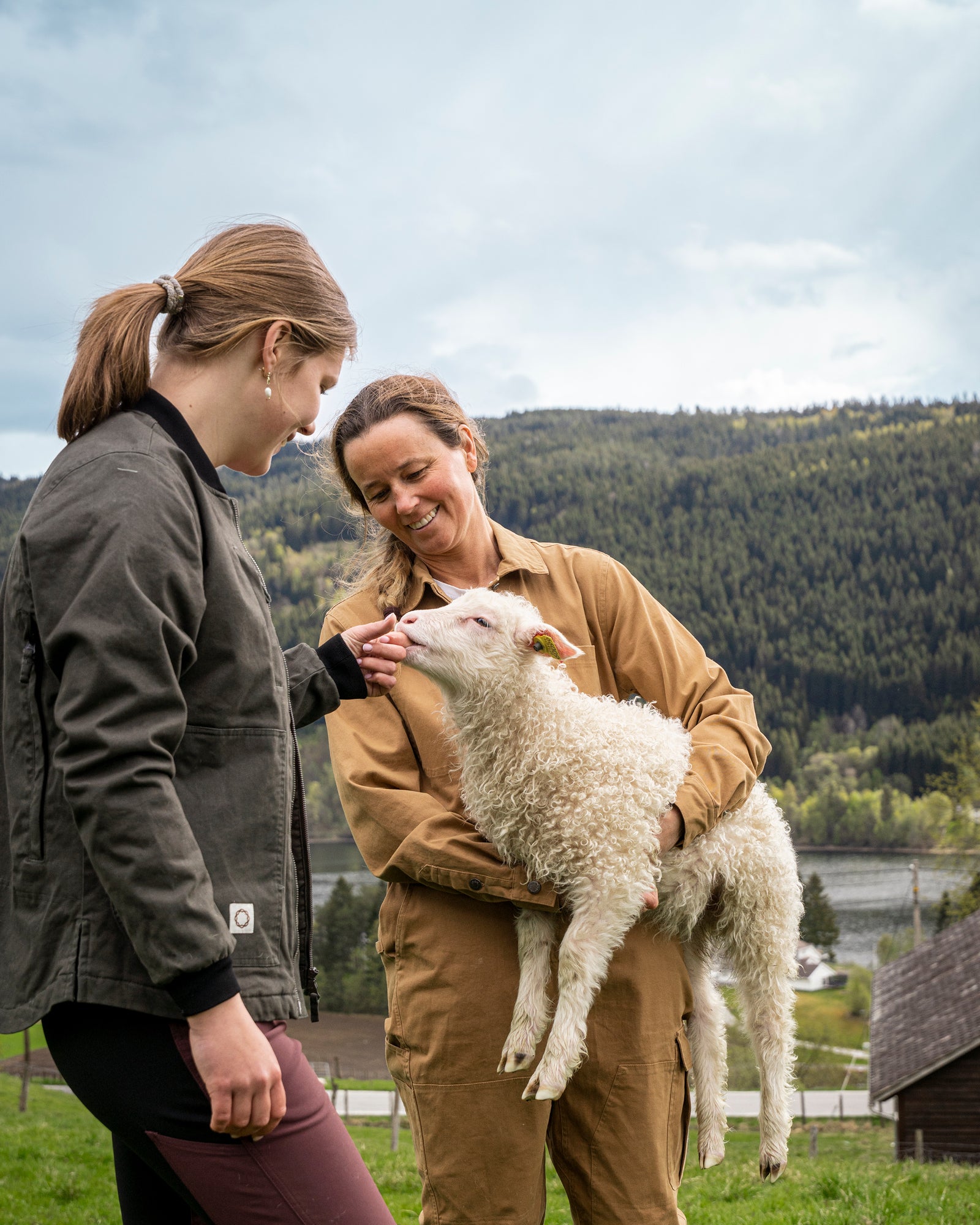 Sørvest bomullsjakke - Jakke - Mørk oliven | Flor - 5