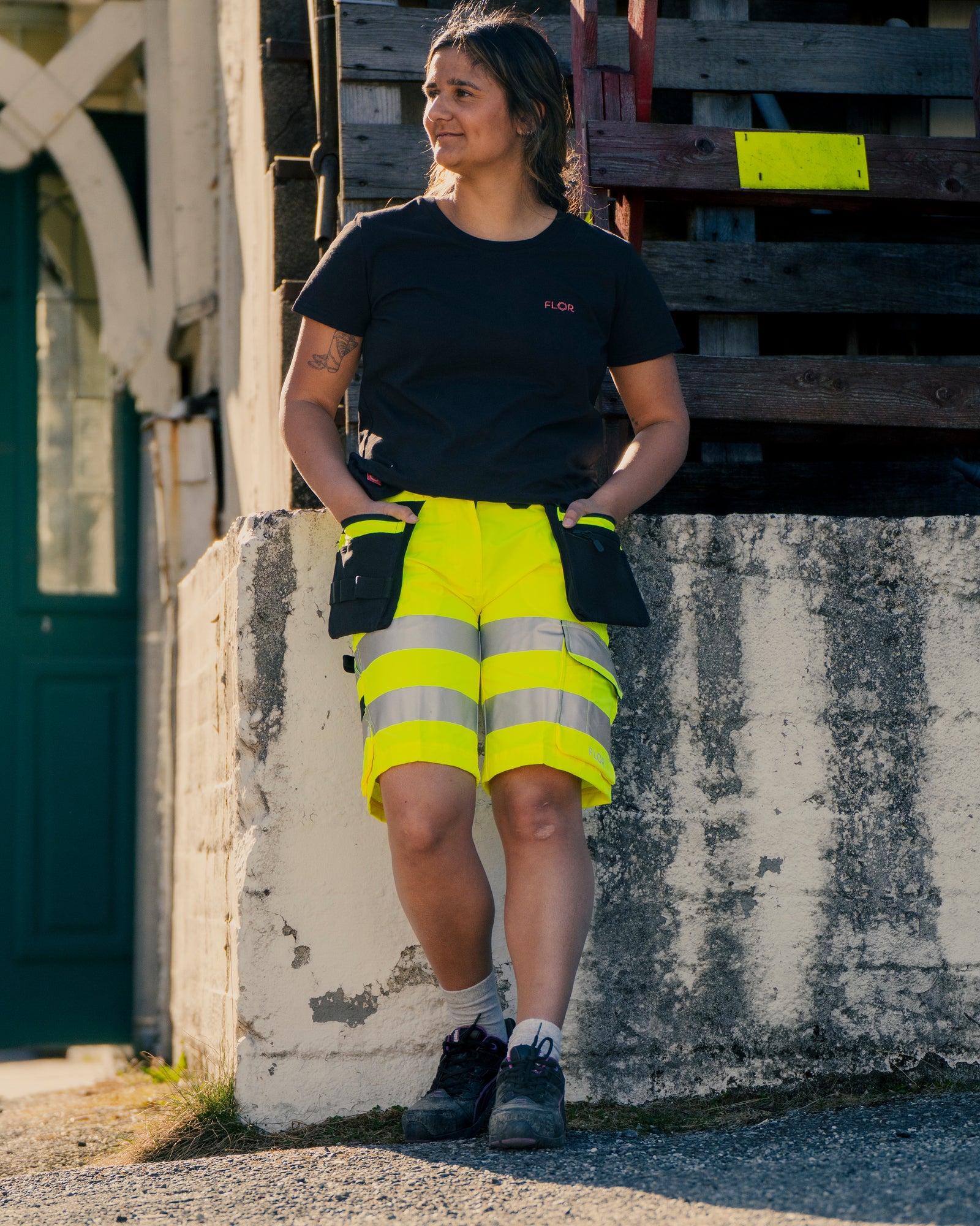 Synleg arbeidsshorts - Shorts - XS | Flor - 1