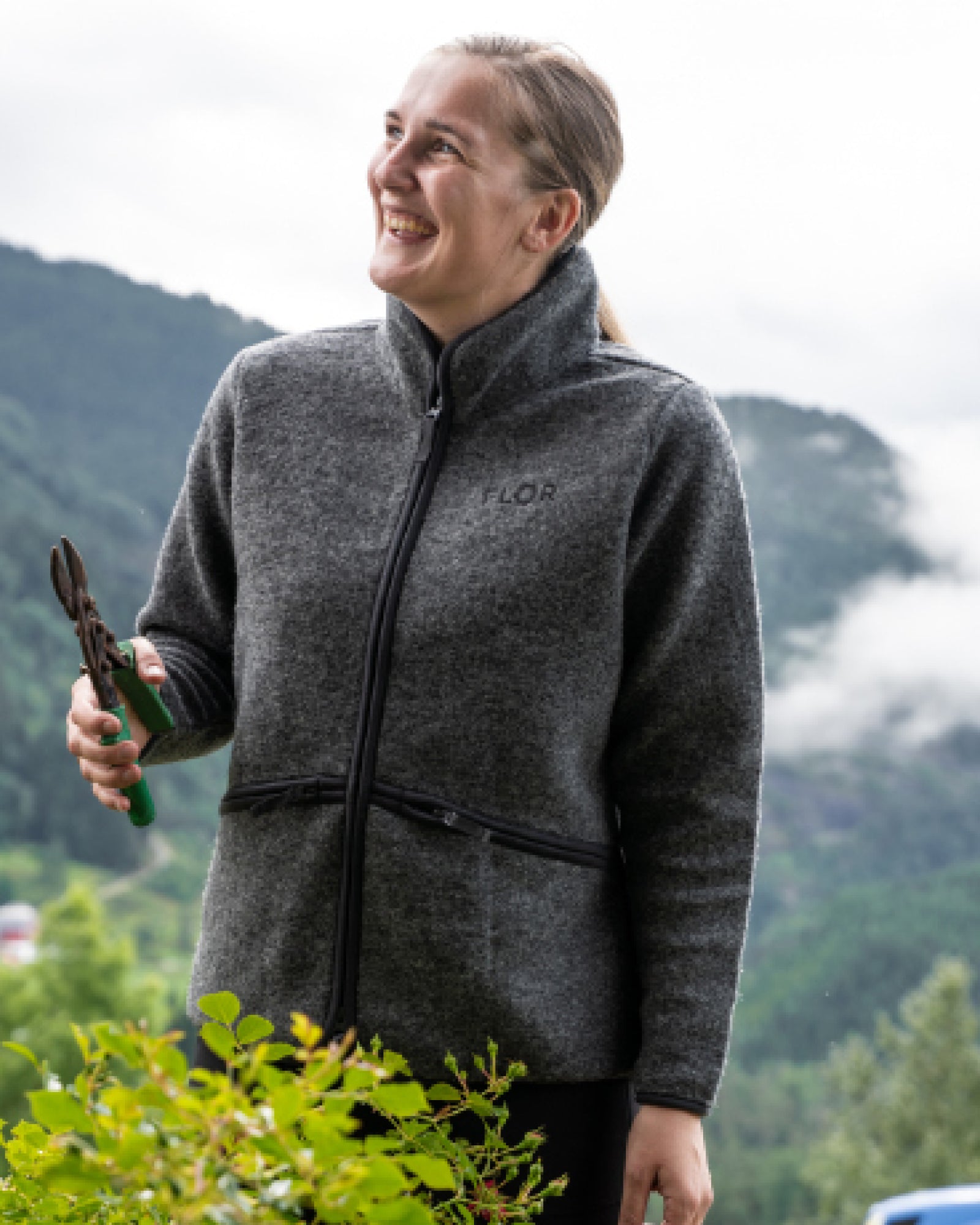Ullfleece - Wool - Mørk grå | Flor - 4