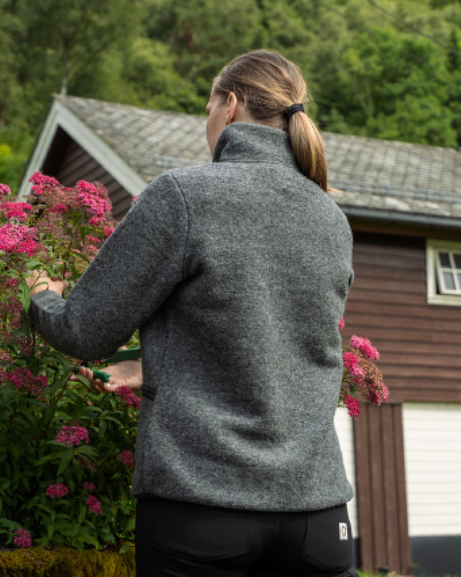 Ullfleece - Wool - Mørk grå | Flor - 8